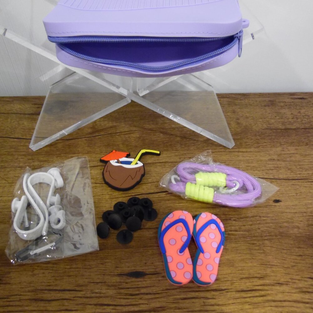 BOGG BAG Accessories Silicone pouch in lavender Brand New!  Beach Themed… - Picture 4 of 6